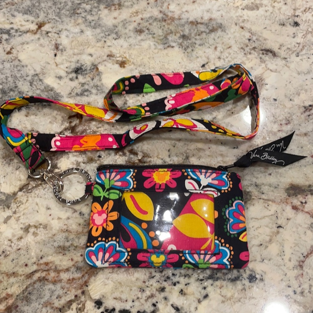 Vera Bradley Zip ID Lanyard